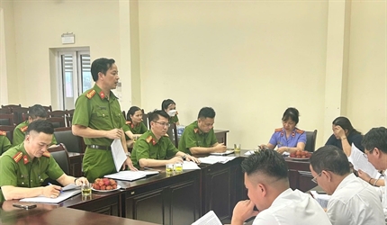 Viện KSND huyện Thanh Oai phối hợp với Ban Pháp chế HĐND giám sát công...