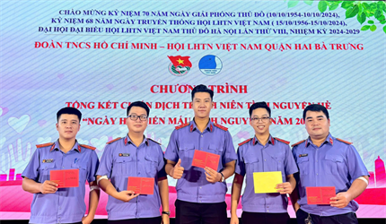 Viện KSND quận Hai Bà Trưng tham gia, hưởng ứng Ngày hội hiến máu tình...