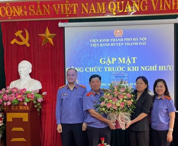 Gặp mặt, chia tay đồng chí Nguyễn Thị Tiến – Viện trưởng Viện KSND huyện...