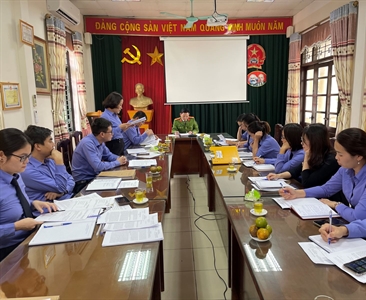 Chi bộ Viện KSND huyện Đan Phượng tổ chức Hội nghị kiểm điểm, đánh giá, xếp...