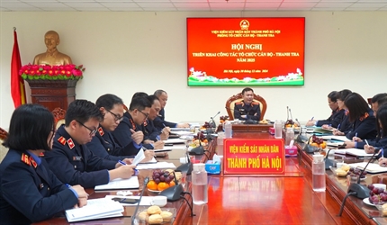 Phòng Tổ chức cán bộ - Thanh tra Viện KSND thành phố Hà Hội tổ chức Hội...