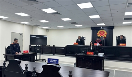 Viện Kiểm sát - Tòa án nhân dân huyện Mỹ Đức tổ chức phiên toà hình sự...