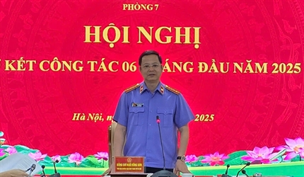 Phòng 7 Viện kiểm sát nhân dân thành phố Hà Nội tổ chức Hội nghị Sơ kết...