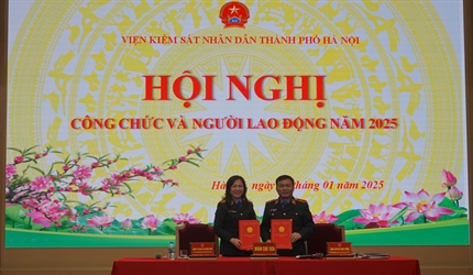 Viện KSND thành phố Hà Nội tổ chức Hội nghị công chức, người lao động...