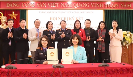 Lễ ký kết Quy chế phối hợp công tác giữa Ban thường trực Ủy ban MTTQ...