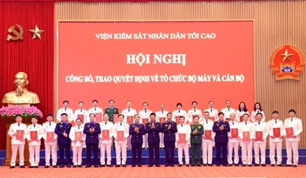 Viện trưởng VKSND tối cao Nguyễn Huy Tiến: Giảm 6 đầu mối cấp Vụ và...