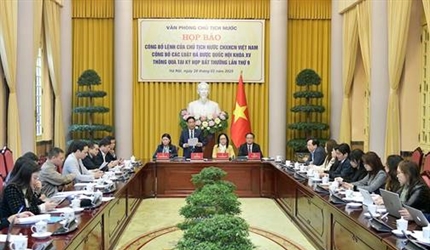 Công bố Lệnh của Chủ tịch nước đối với 3 Luật được Quốc hội khóa XV...