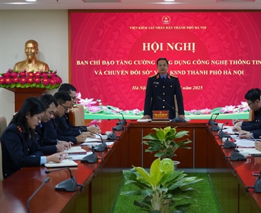 Hội nghị Ban chỉ đạo tăng cường ứng dụng Công nghệ thông tin và chuyển đổi...
