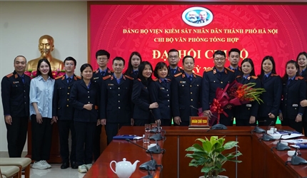 Chi bộ Văn phòng tổng hợp tổ chức Đại hội Chi bộ nhiệm kỳ 2025 - 2027