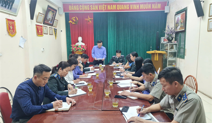 Viện KSND thị xã Sơn Tây tiến hành kiểm sát trực tiếp năm 2025 tại Chi...