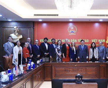 Lãnh đạo VKSND tối cao làm việc với Ủy ban Đối ngoại thuộc Hạ viện Hoa Kỳ