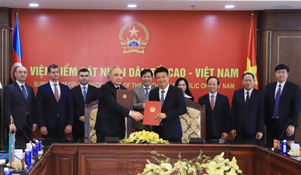 VKSND tối cao Việt Nam hội đàm với VKS tối cao A-déc-bai-gian