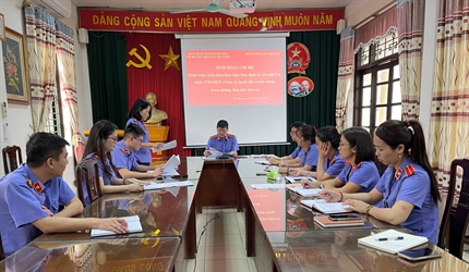 Viện KSND huyện Đan Phượng kiến nghị khắc phục, phòng ngừa vi phạm pháp...