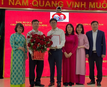Viện KSND quận Ba Đình tổ chức Lễ kết nạp Đảng viên mới
