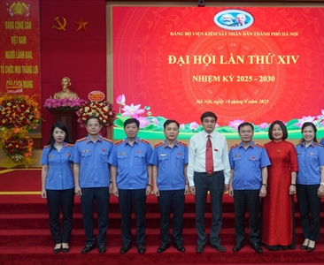 Đại hội Đảng bộ Viện KSND thành phố Hà Nội  lần thứ XIV, nhiệm kỳ 2025–2030