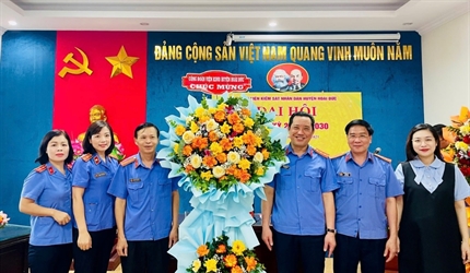 Đại hội Chi bộ Viện KSND huyện Hoài Đức, nhiệm kỳ 2025–2030 “Phát huy...