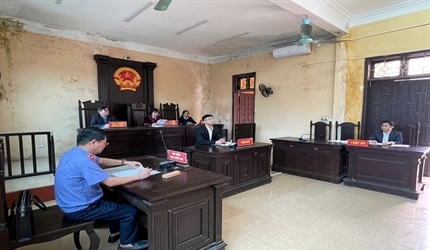 Viện KSND huyện Thanh Oai tổ chức phiên tòa dân sự rút kinh nghiệm