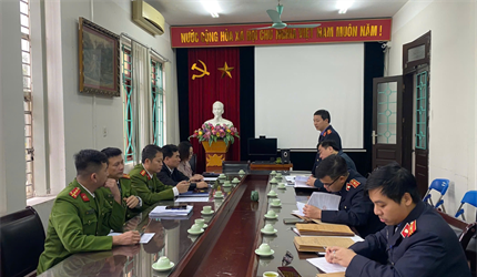 Viện KSND huyện Gia Lâm trực tiếp kiểm sát công tác thi hành...