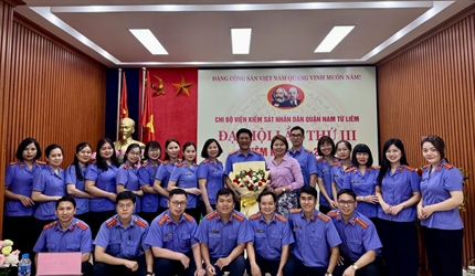 Chi bộ Viện KSND quận Thanh Xuân, Nam Từ Liêm tổ chức thành công Đại...
