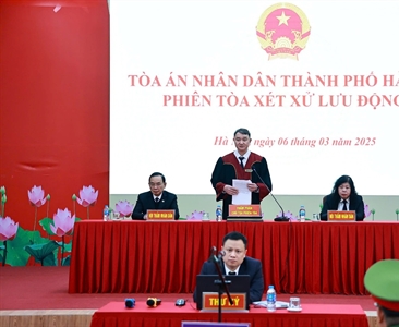 Viện KSND thành phố Hà Nội (Phòng 3) phối hợp cùng TAND thành phố Hà Nội xét...