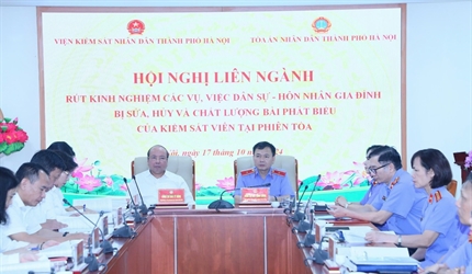Một số vấn đề về bài phát biểu của Kiểm sát viên tại phiên tòa sơ thẩm...
