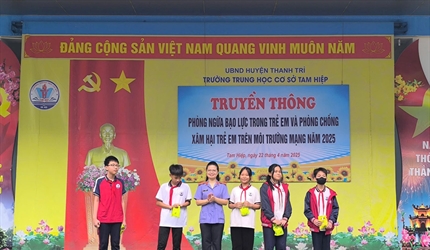Viện KSND huyện Thanh Trì tuyên truyền pháp luật “phòng chống bạo lực...