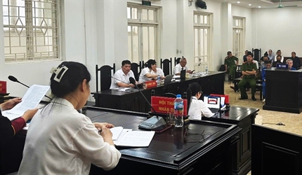 Viện KSND quận Đống Đa phối hợp với Tòa án cùng cấp tổ chức phiên tòa...