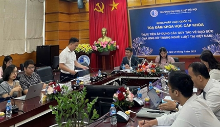 Câu lạc bộ Kiểm sát viên trẻ - Viện KSND quận Đống Đa tham gia Tọa đàm...