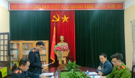 Viện KSND huyện Phúc Thọ kiểm sát người chấp hành án ngoài cộng đồng...