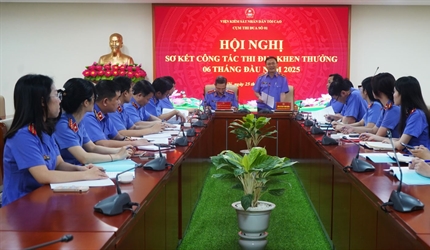 Cụm thi đua số 1 ngành Kiểm sát nhân dân tổ chức Hội nghị sơ kết công...