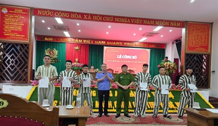 Viện KSND thành phố Hà Nội kiểm sát việc thực hiện Quyết định đặc xá...