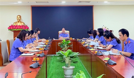 Phòng 10 – Viện KSND TP Hà Nội tổ chức Hội nghị sơ kết công tác 6 tháng...