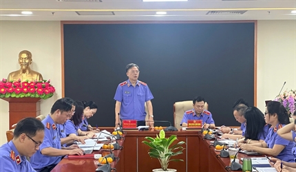Viện KSND thành phố Hà Nội làm việc với Đoàn công tác của Vụ kiểm sát...