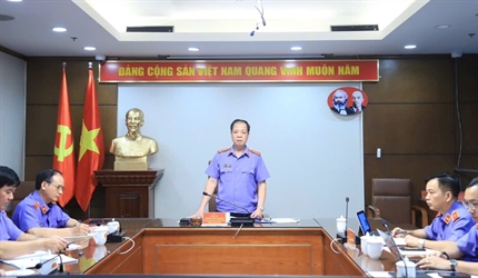 Cao điểm tuyên truyền phục vụ Đại hội đại biểu Đảng bộ VKSND tối cao...