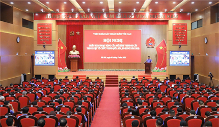 Hội nghị triển khai hoạt động của mô hình VKSND 03 cấp theo Luật Tổ...