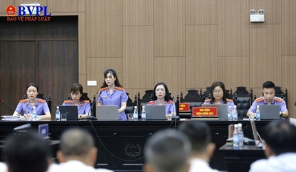 Viện kiểm sát đề nghị lại mức án đối với Nguyễn Văn Hậu và một số bị...