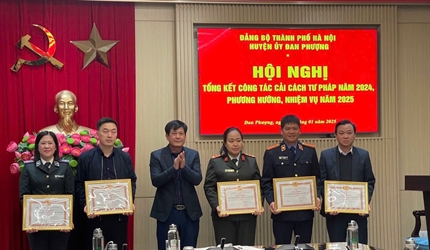Viện KSND huyện Đan Phượng tham dự Hội nghị tổng kết công tác cải cách...
