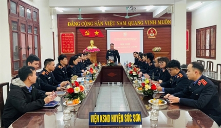 Viện KSND huyện Mỹ Đức, Sóc Sơn, Thanh Trì tổ chức Hội nghị triển khai...