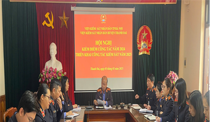 Viện KSND huyện Phú Xuyên, Ba Vì, Thanh Oai tổ chức Hội nghị tổng kết...