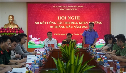 Khối thi đua số VIII thành phố Hà Nội sơ kết công tác thi đua, khen thưởng