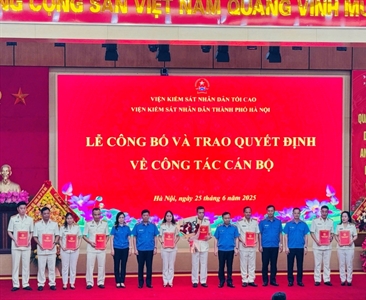 Viện Kiểm sát nhân dân khu vực 11 sau sắp xếp tinh gọn bộ máy đã đi vào vận...