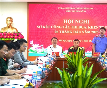 Khối thi đua số VIII thành phố Hà Nội sơ kết công tác thi đua, khen thưởng