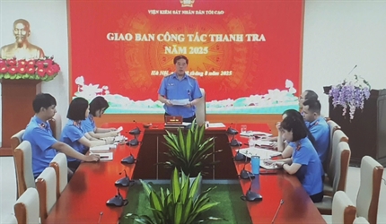 Thanh tra Viện KSND thành phố Hà Nội tham dự Hội nghị giao ban trực...