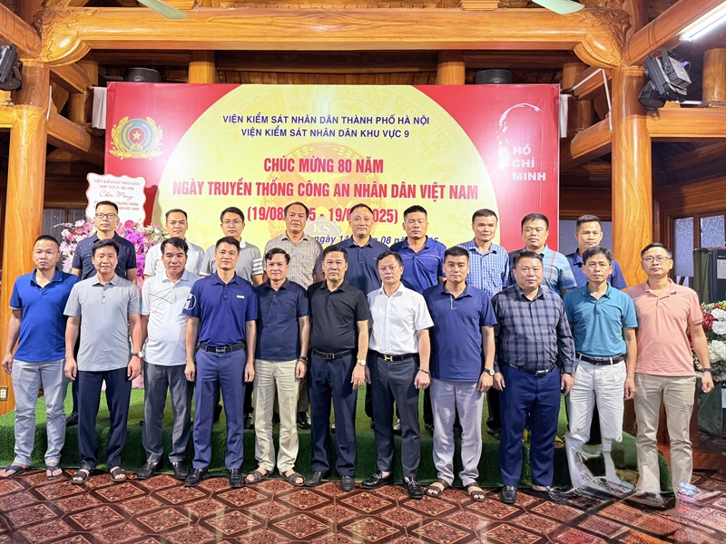 Viện KSND Khu vực 9 – TP. Hà Nội tổ chức gặp mặt kỷ niệm 80 năm các ngày lễ lớn của đất nước
