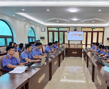 Viện KSND khu vực 5 – Hà Nội tổ chức Hội nghị tập huấn sử dụng thiết bị ghi...