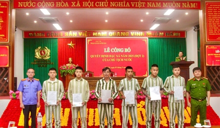 Viện KSND thành phố Hà Nội kiểm sát việc thực hiện Quyết định đặc xá...