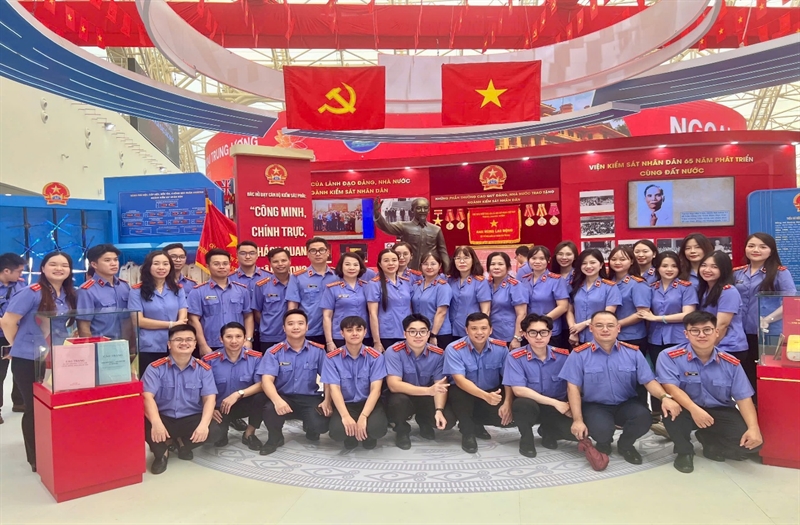 Viện KSND khu vực 4 - Hà Nội tham quan Triển lãm  “80 năm hành trình Độc lập - Tự do - Hạnh phúc”