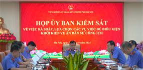 Viện KSND thành phố Hà Nội triển khai thí điểm khởi kiện vụ...