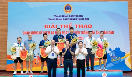 Viện KSND khu vực 9 tham gia giao lưu ngày hội thể thao chào mừng 80...