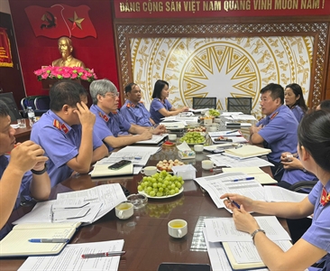 Khối thi đua số 1 – Viện kiểm sát nhân dân thành phố Hà Nội tổ chức họp tổng...